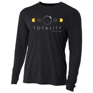 Total Solar Eclipse April 8 2024 Phases Totality Cooling Performance Long Sleeve Crew