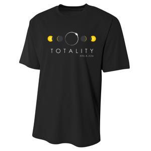 Total Solar Eclipse April 8 2024 Phases Totality Performance Sprint T-Shirt