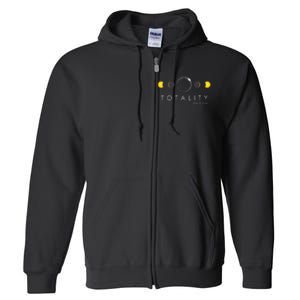 Total Solar Eclipse April 8 2024 Phases Totality Full Zip Hoodie