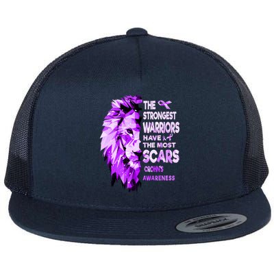 The Strongest Epilepsy Warriors Have The Most Scars Gift Flat Bill Trucker Hat