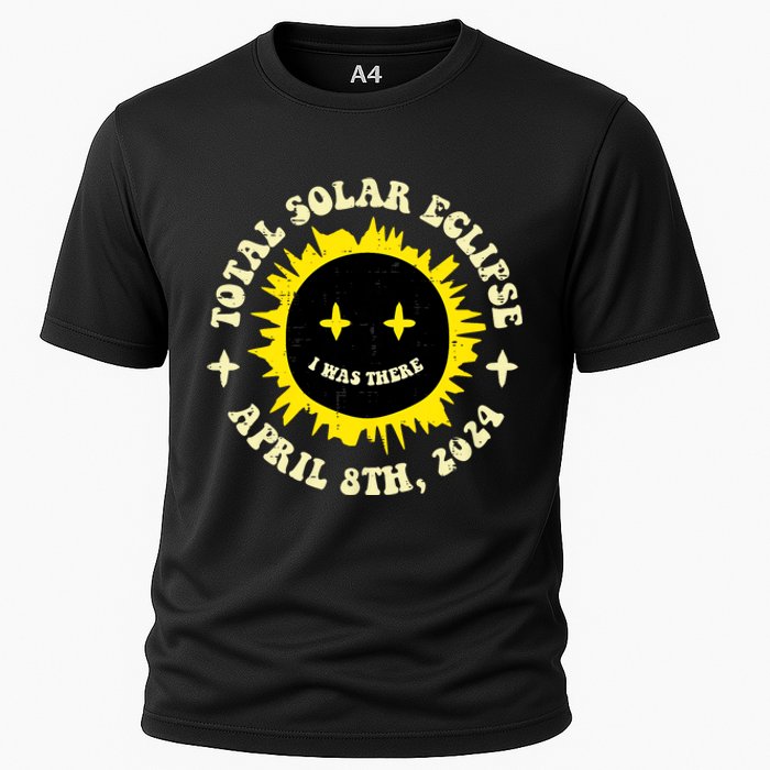 Total Solar Eclipse I Was There April 8th Cooling Performance Crew T-Shirt