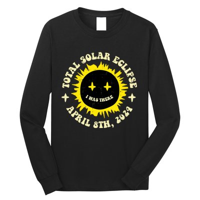 Total Solar Eclipse I Was There April 8th Long Sleeve Shirt