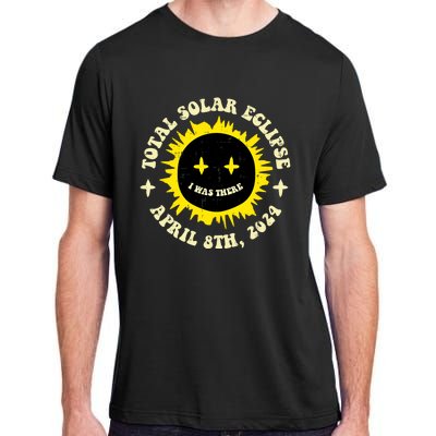 Total Solar Eclipse I Was There April 8th Adult ChromaSoft Performance T-Shirt