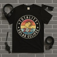 Totality Solar Eclipse 2024 America Retro Total Eclipse T-Shirt