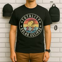 Totality Solar Eclipse 2024 America Retro Total Eclipse T-Shirt