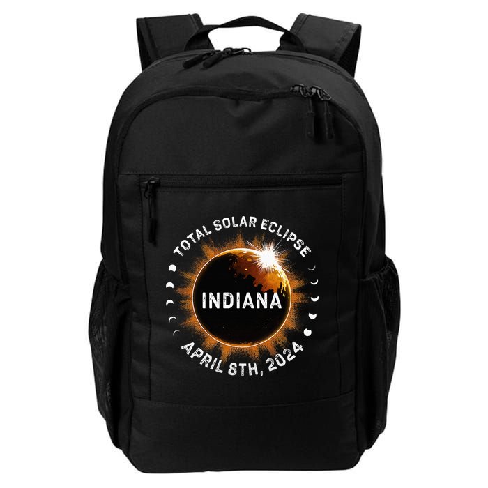 Total Solar Eclipse Path of Totality April 8th 2024 Indiana Daily Commute Backpack