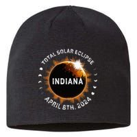 Total Solar Eclipse Path of Totality April 8th 2024 Indiana Sustainable Beanie