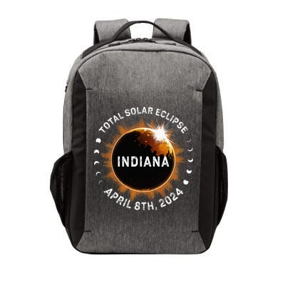 Total Solar Eclipse Path of Totality April 8th 2024 Indiana Vector Backpack