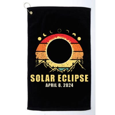 Total Solar Eclipse April 8 2024 Platinum Collection Golf Towel