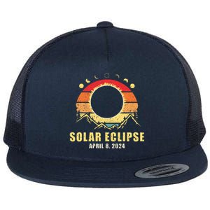 Total Solar Eclipse April 8 2024 Flat Bill Trucker Hat