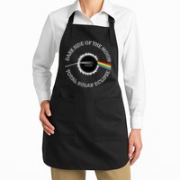 Total Solar Eclipse 04 08 24 Rainbow Totality Dark Side Moon Full-Length Apron With Pockets