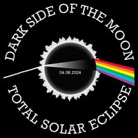 Total Solar Eclipse 04 08 24 Rainbow Totality Dark Side Moon Full-Length Apron With Pockets