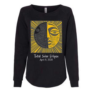 Total Solar Eclipse April 8 2024 Womens California Wash Sweatshirt