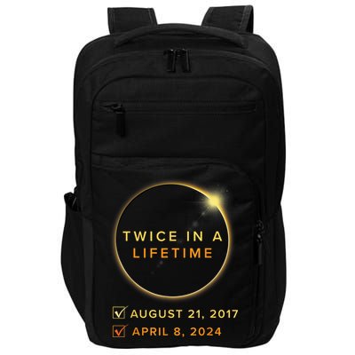 Total Solar Eclipse 2024 Phases April 8th Twice In A Lifetime Impact Tech Backpack