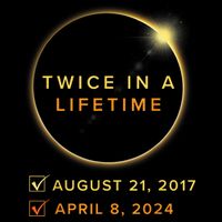 Total Solar Eclipse 2024 Phases April 8th Twice In A Lifetime Drawstring Bag