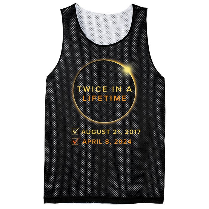 Total Solar Eclipse 2024 Phases April 8th Twice In A Lifetime Mesh Reversible Basketball Jersey Tank