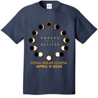 Total Solar Eclipse 2024 Phases April 8th T-Shirt