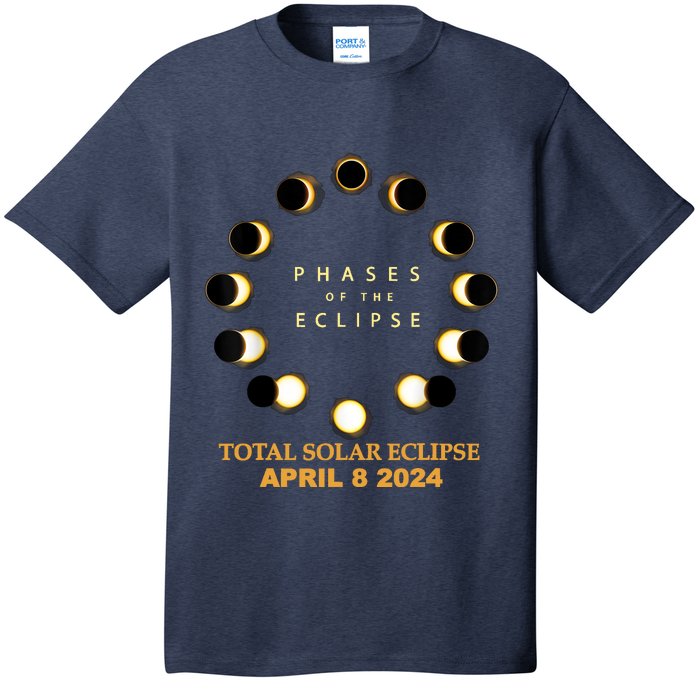 Total Solar Eclipse 2024 Phases April 8th T-Shirt