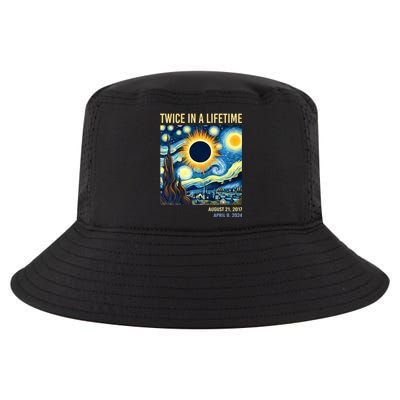 Total Solar Eclipse 2024 Twice In A Lifetime Cool Comfort Performance Bucket Hat