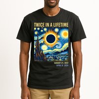 Total Solar Eclipse 2024 Twice In A Lifetime Tall T-Shirt
