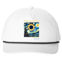 Total Solar Eclipse 2024 Twice In A Lifetime Snapback Five-Panel Rope Hat