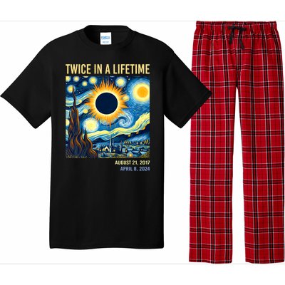 Total Solar Eclipse 2024 Twice In A Lifetime Pajama Set