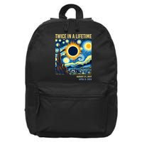 Total Solar Eclipse 2024 Twice In A Lifetime 16 in Basic Backpack