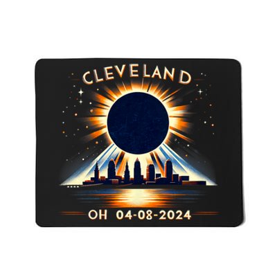 Total Solar Eclipse Cleveland Oh April 08 2024 Mousepad