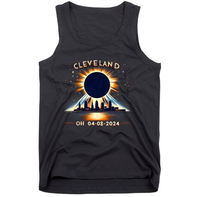 Total Solar Eclipse Cleveland Oh April 08 2024 Tank Top