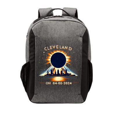 Total Solar Eclipse Cleveland Oh April 08 2024 Vector Backpack