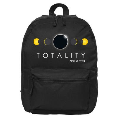 Total Solar Eclipse April 8 2024 Phases Totality 16 in Basic Backpack
