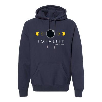 Total Solar Eclipse April 8 2024 Phases Totality Premium Hoodie