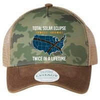Total Solar Eclipse Twice In A Lifetime April 8 2024 Legacy Tie Dye Trucker Hat