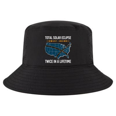 Total Solar Eclipse Twice In A Lifetime April 8 2024 Cool Comfort Performance Bucket Hat