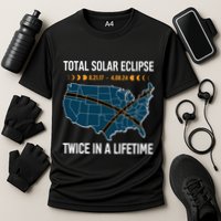 Total Solar Eclipse Twice In A Lifetime April 8 2024 Performance Shirt