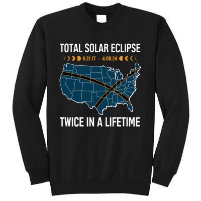 Total Solar Eclipse Twice In A Lifetime April 8 2024 Sweatshirt