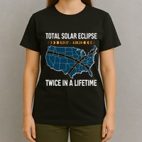 Total Solar Eclipse Twice In A Lifetime April 8 2024 T-Shirt