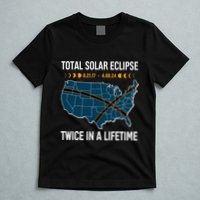 Total Solar Eclipse Twice In A Lifetime April 8 2024 T-Shirt