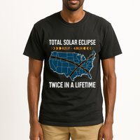 Total Solar Eclipse Twice In A Lifetime April 8 2024 Tall T-Shirt