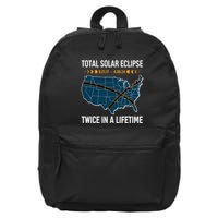 Total Solar Eclipse Twice In A Lifetime April 8 2024 16 in Basic Backpack