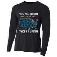 Total Solar Eclipse Twice In A Lifetime April 8 2024 Cooling Performance Long Sleeve Crew