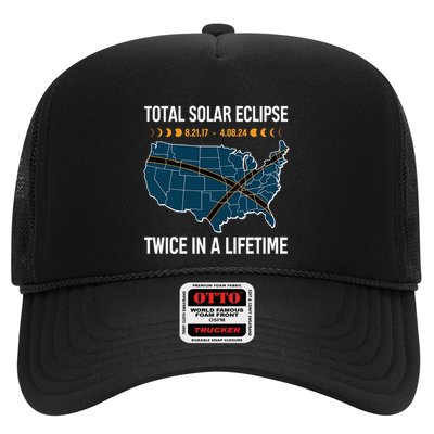 Total Solar Eclipse Twice In A Lifetime April 8 2024 Trucker Hat