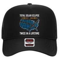 Total Solar Eclipse Twice In A Lifetime April 8 2024 Trucker Hat
