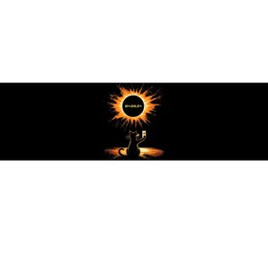 Total Solar Eclipse 2024 April 8 Cat America Totality Bumper Sticker