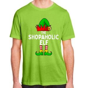 The Shopaholic Elf Funny Christmas Matching Family Adult ChromaSoft Performance T-Shirt