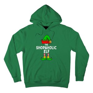 The Shopaholic Elf Funny Christmas Matching Family Hoodie