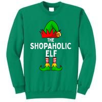 The Shopaholic Elf Funny Christmas Matching Family Sweatshirt