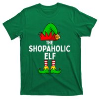 The Shopaholic Elf Funny Christmas Matching Family T-Shirt