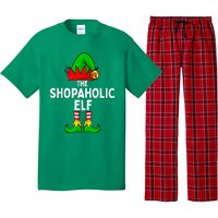 The Shopaholic Elf Funny Christmas Matching Family Pajama Set