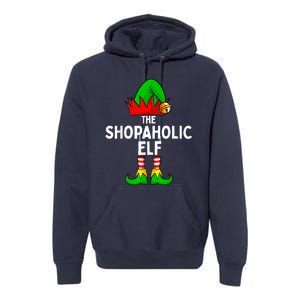 The Shopaholic Elf Funny Christmas Matching Family Premium Hoodie